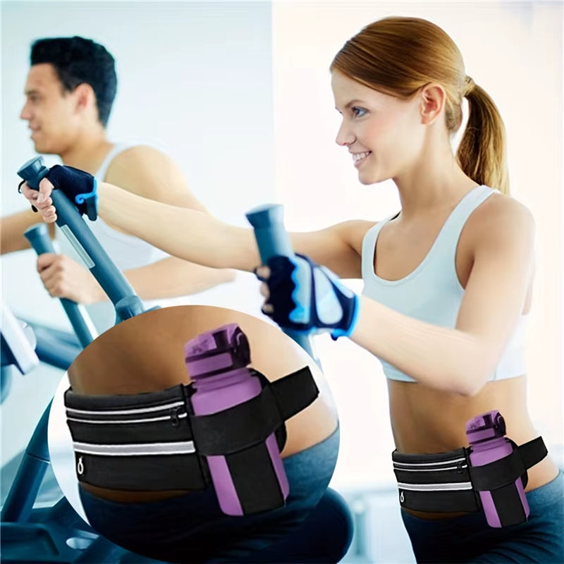 Sport Running Waist Bag for Women Men Comfortable Gym Fanny Bag Safty Tape Cycling Phone Case Running Belt