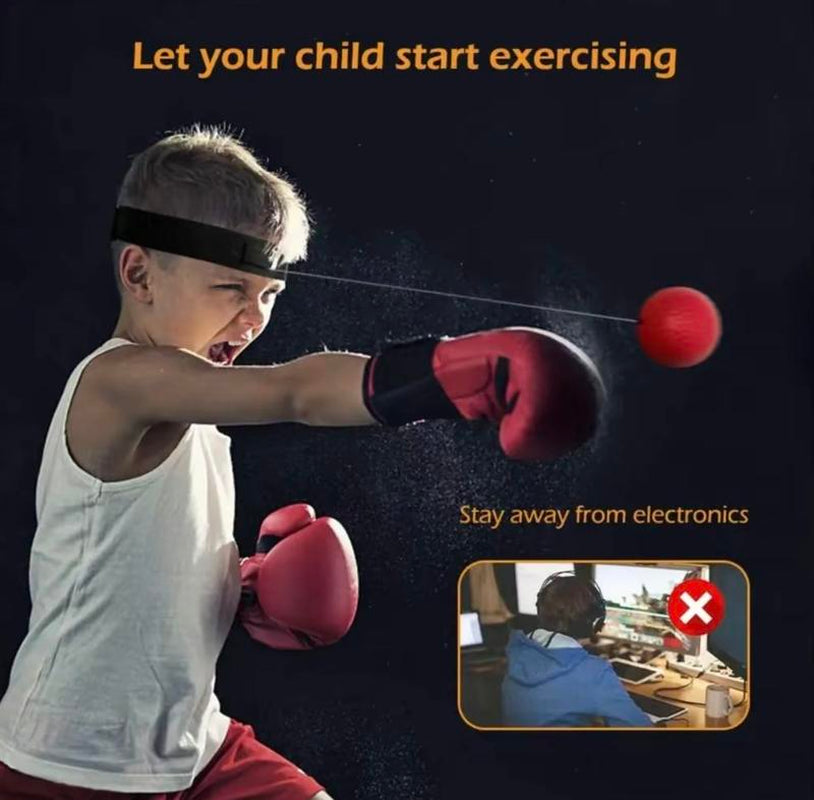 Boxing Reflex Ball with Adjustable Headband and String for Enhanced Reaction Training Gift for Boyfriends