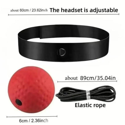 Boxing Reflex Ball with Adjustable Headband and String for Enhanced Reaction Training Gift for Boyfriends
