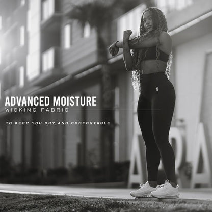 Gymreapers Infinity Seamless Workout Gym Leggings Ultra Comfortable Moisture Wicking Four Way Stretch Fit Back Scrunch Leggings for Women Activewear Skinny Yoga Bottoms High Waist